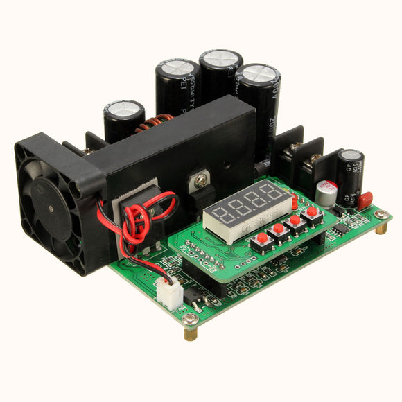 B900W NC DC Constant Current Power Supply Voltage Adjustable Boost Module Ammeter 120V 15A