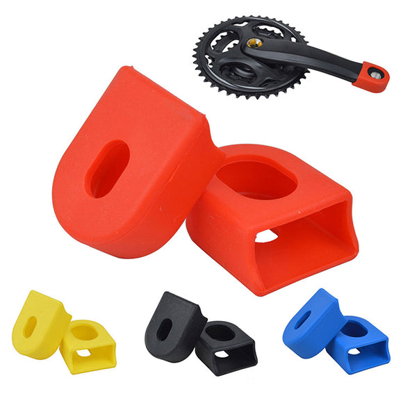 BIKIGHT Bicycle Crankset Crank Protective Sleeve Cover Protector MTB Mountain Bike Fixed Gear Accessories
