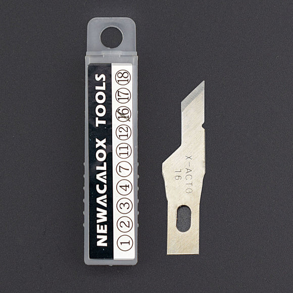 NEWACALOX 20Pcs Stainless Steel Blades PCB Repair Films Tools Nicking Accessories Scribing Razor Engraving Wood Carving Knife Art