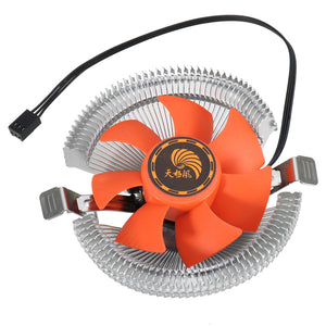 10*4cm 12V 3Pin CPU Quiet Cooling Fan Hydraulic Radiator For Intel LGA AMD