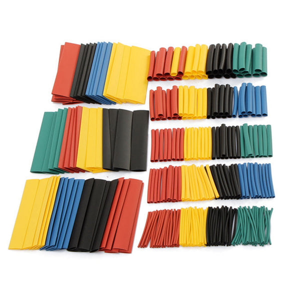 Soloop 1640pcs 2:1 Polyolefin Halogen-Free Heat Shrink Tube Sleeving 5 Color 8 Size