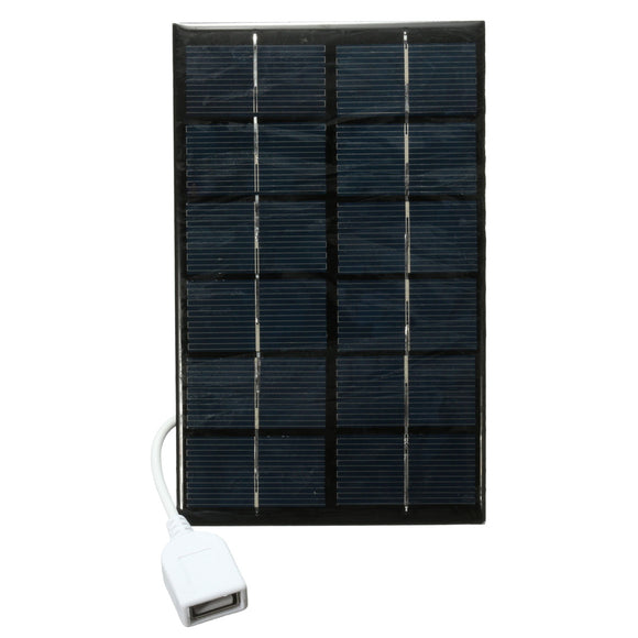 6V 2W Photovoltaic Charger Solar Panel With USB Cable For MP3 MP4 Tablet PC Mobile Phones