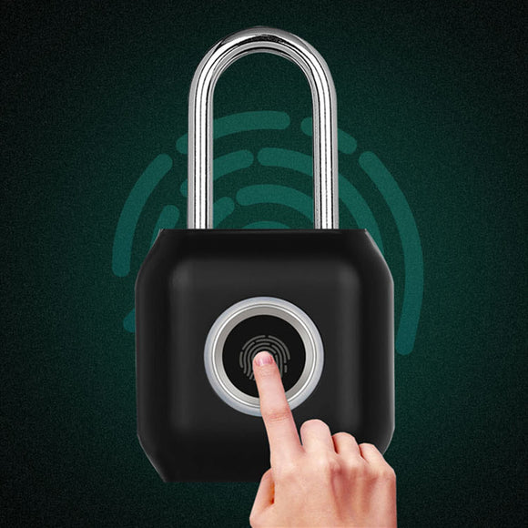 Smart Fingerprint Door Lock Padlock USB Charging Waterproof Keyless Anti Theft Travel Luggage Drawer Safety Lock 0.5 Second Unlock Reddot Design Award