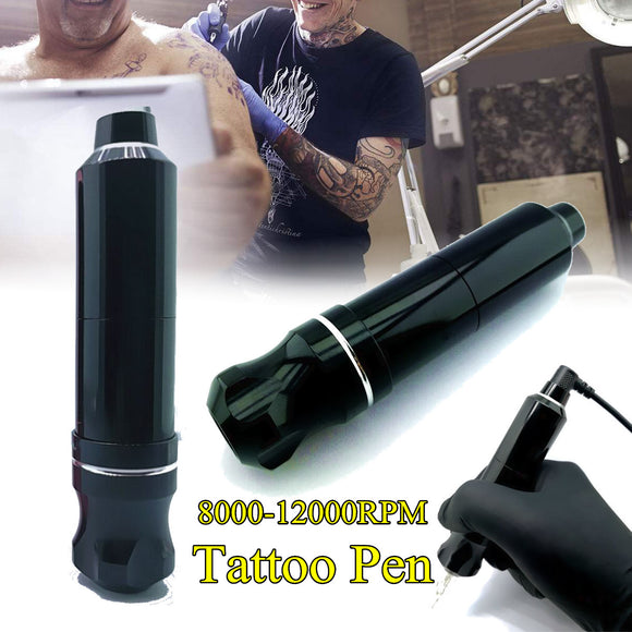 5-7.5V 8000-12000RPM Rotary Tattoo Pen Needle Adjustable Cartridge Motor Machine Direct Drive Detachable Pen