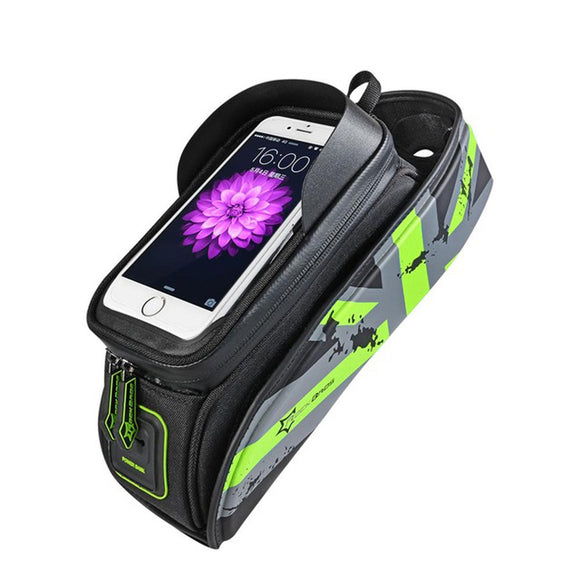 BIKIGHT Universal Waterproof Touch Screen Bike Holder Cycling Bicycle Frame Front Tube Phone Bag