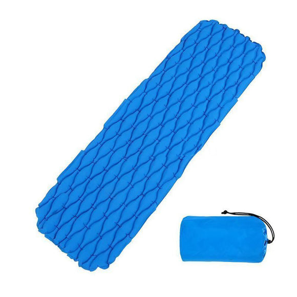 Outdoor Camping Portable Inflatable Air Mattresses Single Sleeping Moisture-proof Mat Pad