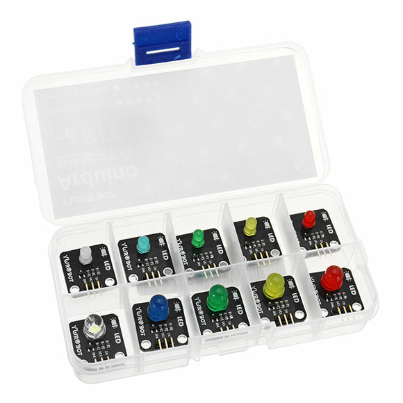 10 In 1 LED Luminous Module Board Kit Electronic Building Blocks For Arduino