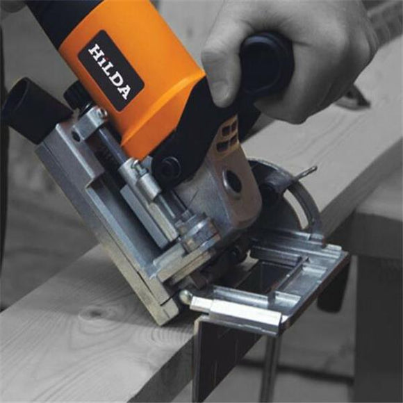 HILDA 760W Biscuit Jointer Woodworking Tenoning Machine Biscuit Machine Puzzle Machine Groover