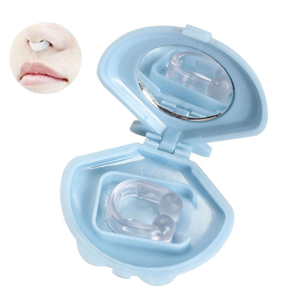 Anti-snoring Silicone Ventilation Nose Clip Mini Snore Device Nasal Congestion Relieved