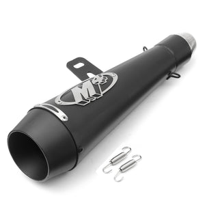 38mm-51mm Black Motorcycle GP Exhaust Muffler Pipe Slip On Dirt Bike Scooter