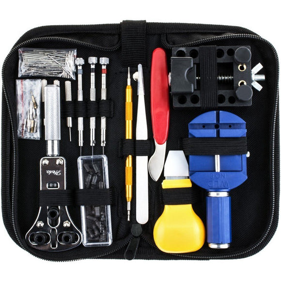 Baban 147Pcs Professional Watch Repair Tool Kit Watch Opener Pin Link Remover With Carrying Case