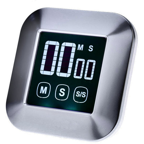 LCD Digital Touch Screen Kitchen Timer Practical Cooking Timer Countdown Count UP Alarm Clock