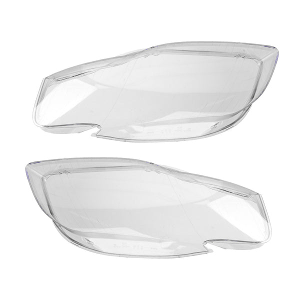 ABS Headlight Headlamp Lens Cover Pair For Audi A4 B7 S4 2005-2008