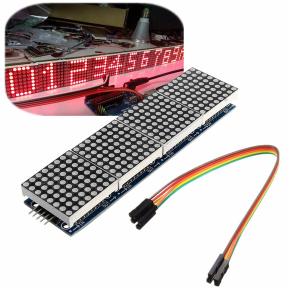 3Pcs MAX7219 Dot Matrix Module 4-in-1 Display For Arduino