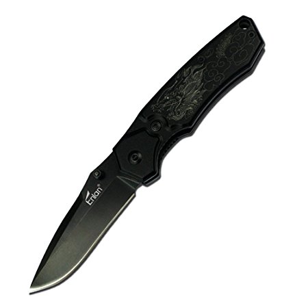 Enlan M010 165mm 8CR13MOV Stainless Steel Blade Aluminum Handle Mini EDC Folding Knife With Clip
