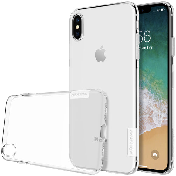 Nillkin Protective Case For iPhone XS Max Clear Transparent Anti Slip Soft TPU Back Cover