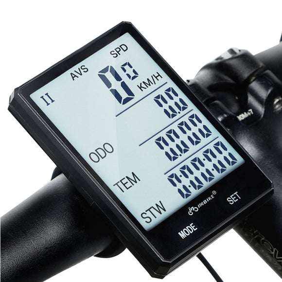 INBIKE CX-9 2.8'' Large Screen Bike Computer Wireless Green Backlight Rainproof Speedometer Odome