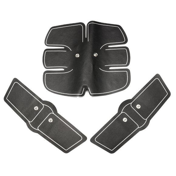 3Pcs Muscle Training Body Six pads Fitness ABS Electrical Muscle Simulation Slimming Tools