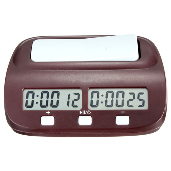 Compact Digital Electronic Chess Clock Countdown Game Timer For Board Game Player