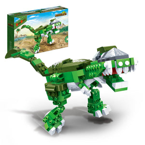 BanBao Tyrannosaur Jurassic Dinosaur World Park Animal Blocks Toys Educational Building Bricks Toys