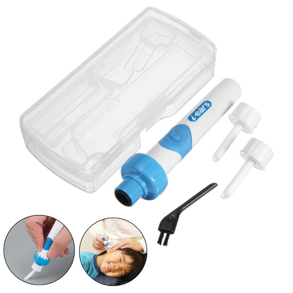 Electric Vacuum Earwax Cleaner Suck Vibration Ear Spoon Removal Painless Tool