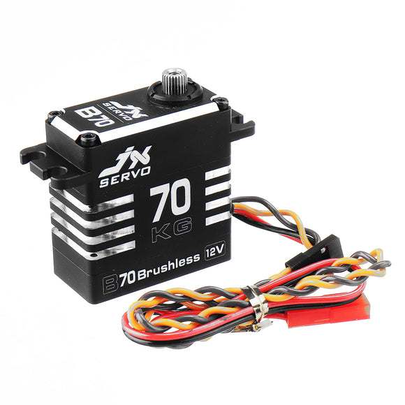 JX Servo B70 HV 12V 72KG 180 Brushless Large Torque Metal Gear Digital Servo For RC Helicopter Car Truck