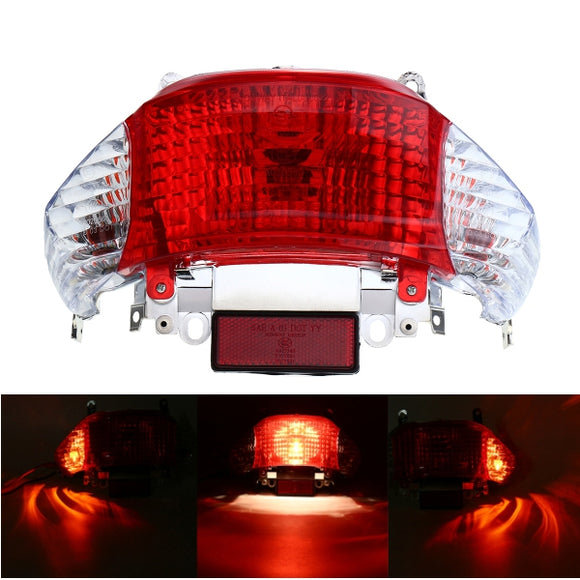 12V Motorcycle Turn Signal Light Rear Tail Lamp For GY6 Scooter 50cc