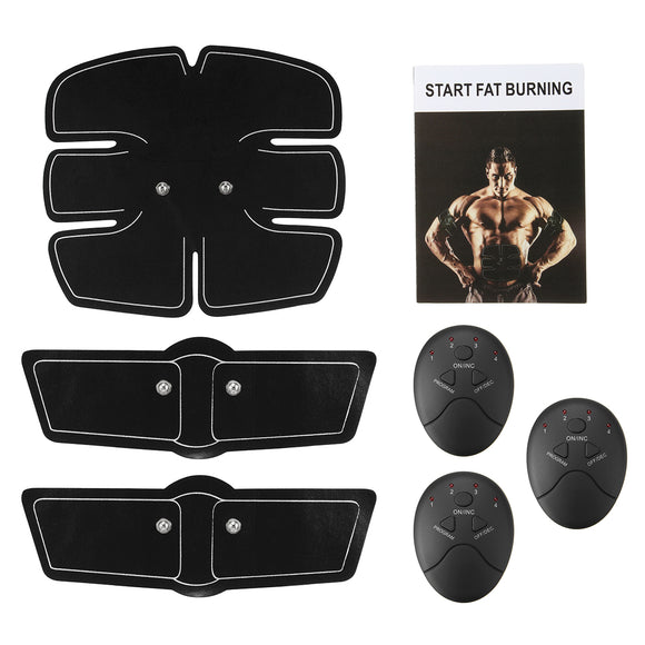 6pcs Electric Muscle Training Gear Abdomen Shoulder Sticker Body Exercise Shape Fitness Tools Kit