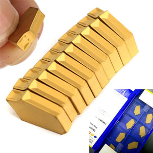 10pcs ZQMX3N11-1E SP300 YBC251 Cut Off Grooving Inserts for ZQ2020-3 Holder Turning Tool