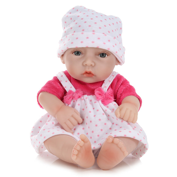 11inch Handmade Reborn Baby Doll Lifelike Realistic Newborn Girl Toy Play House Toys