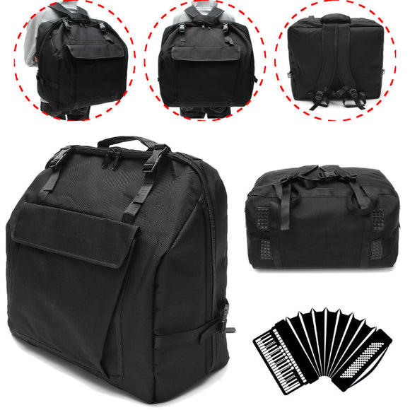 Thick Padded 120 BASS Piano Accordion Gig Bag Accordion Cases Accordion Backpack