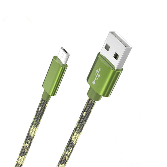 FLOVEME Braided Micro USB Fast Charging Data Cable 1m For Xiaomi Redmi Note 4 4x Samsung S8