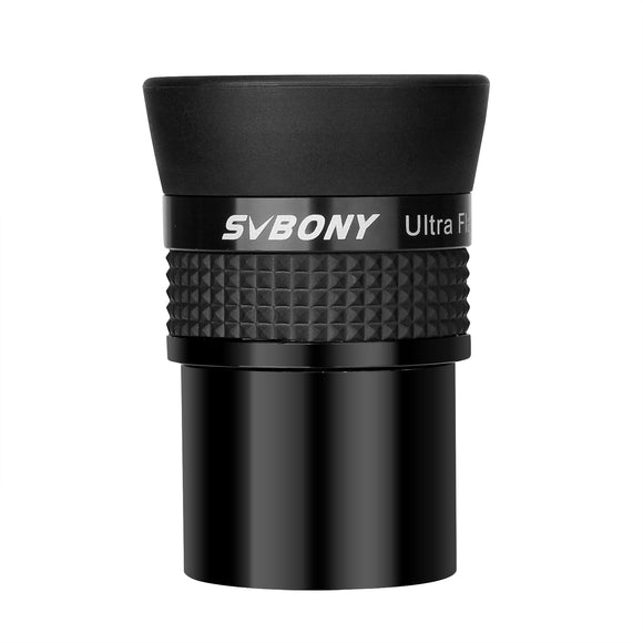 SVBONY SV190 1.25 UF10mm Ultra Flat Field Eyepiece Fully Multi-Coated Feature Blackening Lens Edges
