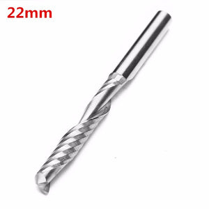 1/8 Inch Shank Single Flute End Mill Cutter Tungsten Steel CNC/PCB Engraving Bit 3.175x22mm