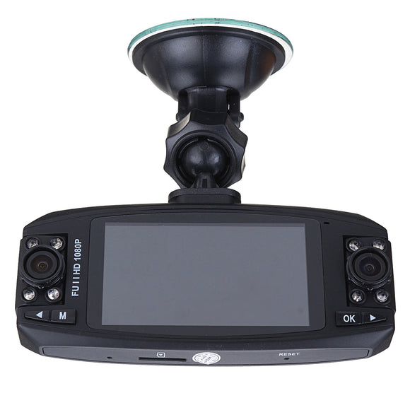 F80 HD 2.7 Inch Dual Lens Rotating Car DVR Vehicle Video Recorder Camera Dash G-Sensor