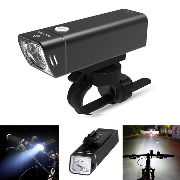 GACIRON V9F-600 600LM XGP3 LED 5 Modes 250mAh USB Charging Internal Battery IPX6 Bike Light