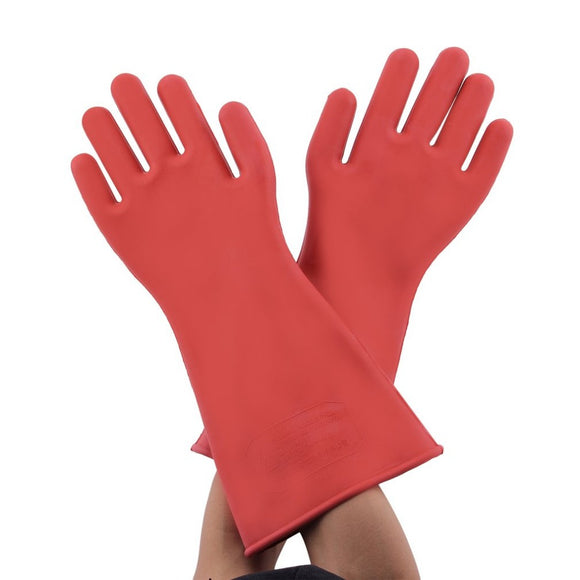 Professional 12KV High Voltage Electrical Insulating Gloves Rubber Electrician Safety Work Gloves 40cm