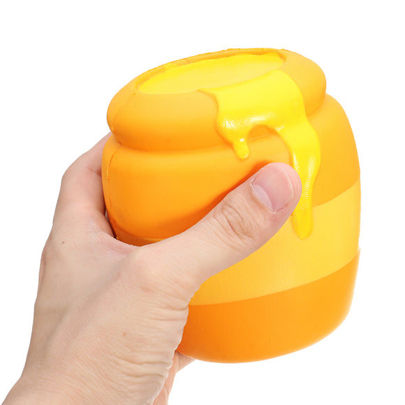 Squishy Honey Jar Pot 11cm Sweet Soft Slow Rising Collection Gift Decor Toy