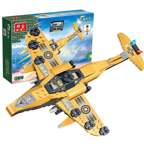BanBao Fighter Blocks Toys Plane Model Educational Building Bricks Toys