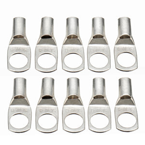 10 Pcs Copper Cable Terminal Lugs Eyelets Ring Crimp Terminals Connectors Wiring Connectors kit