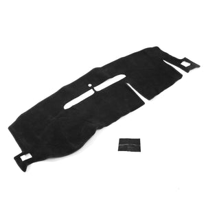 Black Felt Fabric Non-Slip Car Dash Mat Dashboard Cover Pad for Chevrolet Avalanche 2007-2013