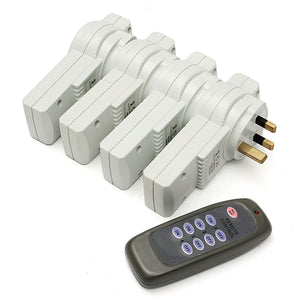 2/4Pcs 230V Wireless Remote Control Socket Switch AC Power Energy Outlet UK