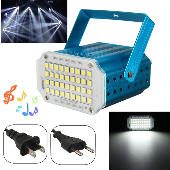 10W White LED Stage Light Strobe Flash Projector For Club Party Disco Bar KTV