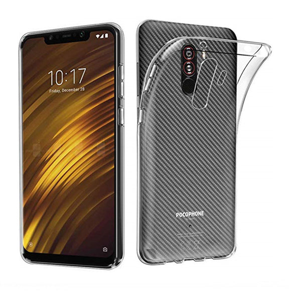 Bakeey Transparent Shockproof Soft TPU Back Cover Protective Case for Xiaomi Pocophone F1