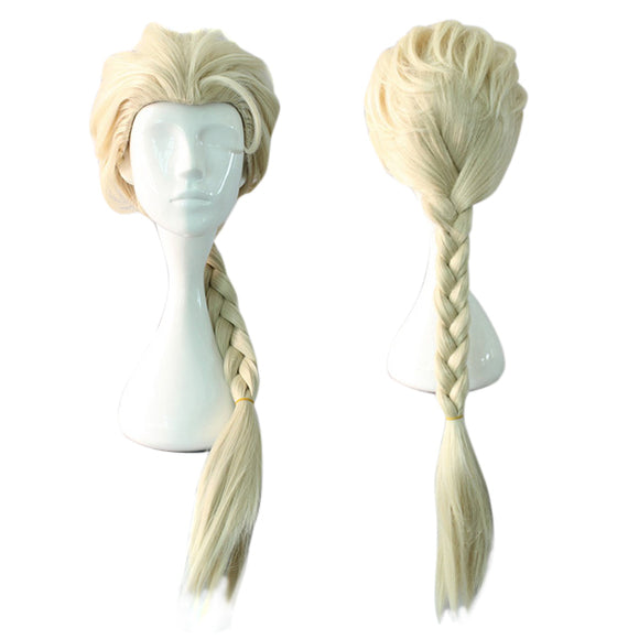 Cosplay Braided Ponytail Hair Synthetic Fibre of Hight-Temperature Cartoon Wigs Fluffy Long
