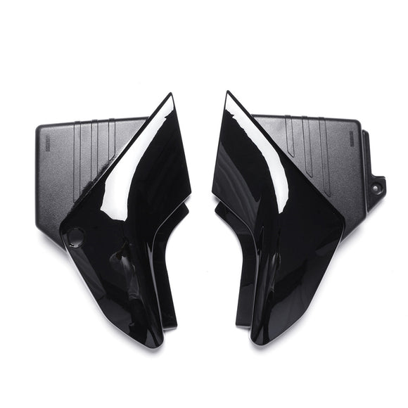 Pair Motorcycle Black Side Panel Battery Cover For Yamaha YBR 125 2005-2009