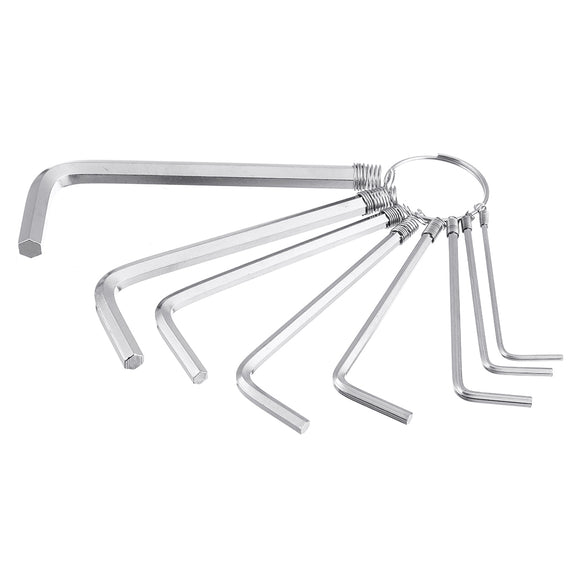 8 In 1 Hex Key Allen Wrench Mechanic Hand Tool Kit Set 1.5mm-6mm
