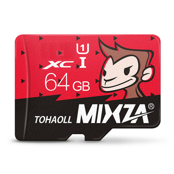 Mixza Year of Monkey Limited Edition 64GB U1 TF Micro Memory Card for Digital Camera MP3 TV Box Smartphone