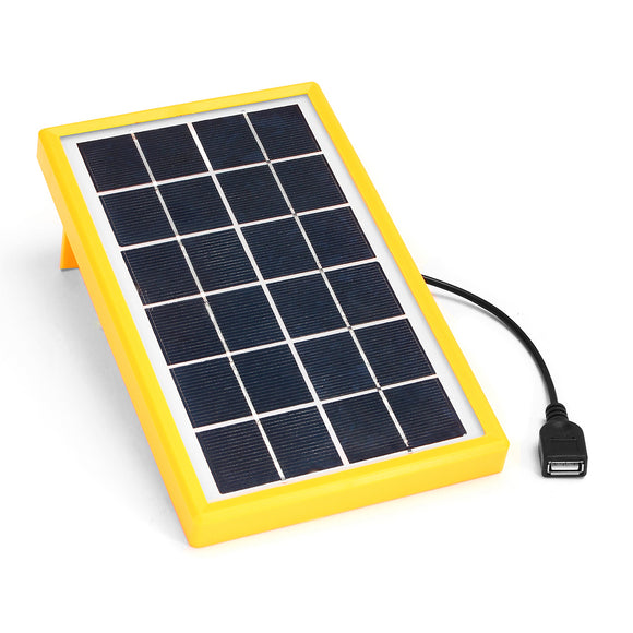 3W 5V Portable Polycrystalline Solar Panel Powerde Charging Module Outdoor Travel Charging