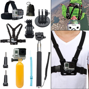 10 in 1 Accessories Kit for GoPro Hero 5 4 Session 3+ 3 xiaoyi sjcam